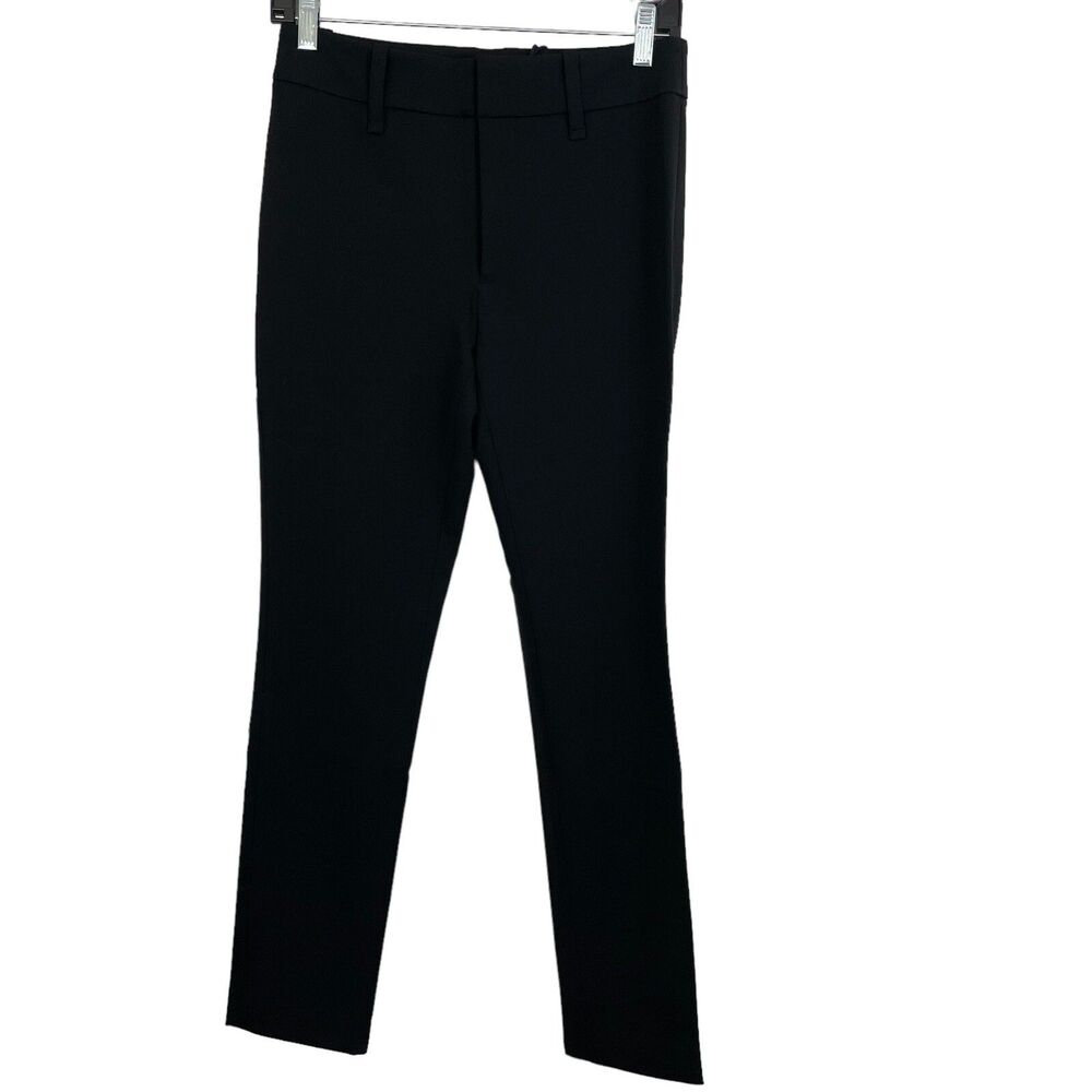 The Reset R Label Pants Sz Small Black High Rise Skinny Stretch Rayon Workwear